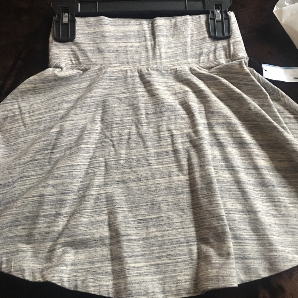 GARAGE, JUNIORS SKIRT, Cream Space-Cloud Pattern